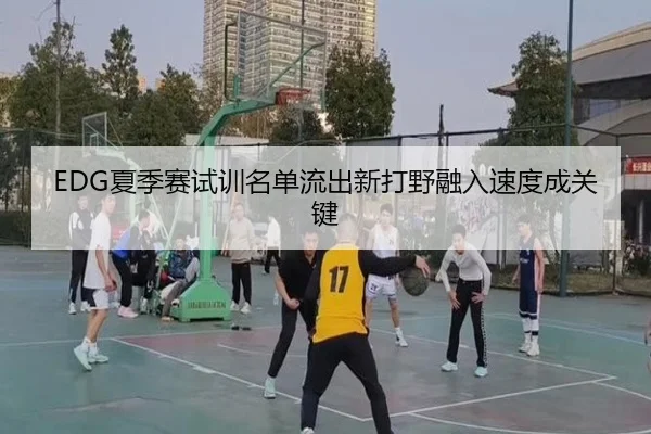 EDG夏季赛试训名单流出新打野融入速度成关键